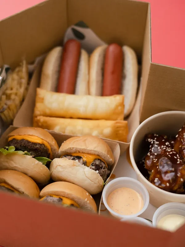 Mini hamburguesas Hot Love Box