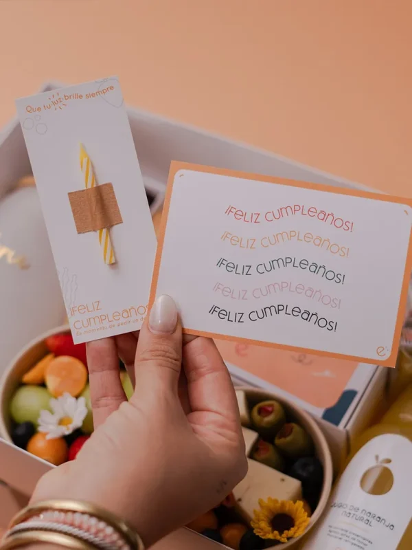 Vela y tarjeta feliz cumpleanos Celebra Box