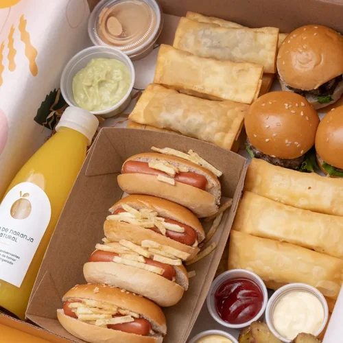 taypa box con jugo de naranja Taypa Box + Bebida